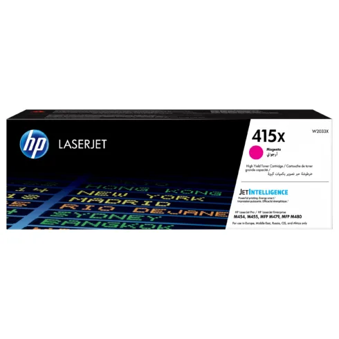 Tonerio kasetė HP 415X High Yield (W2033X), purpurinės spalvos