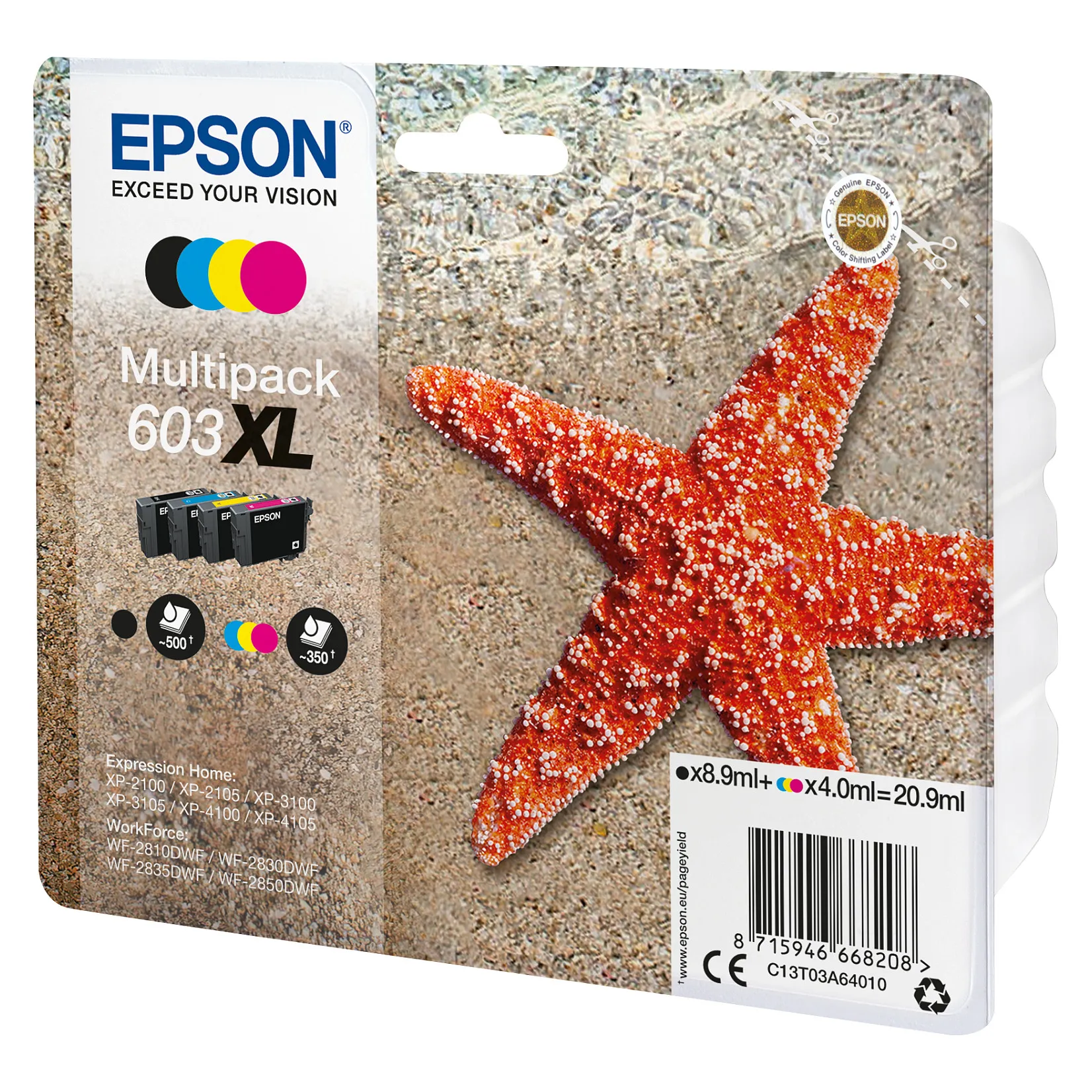 Epson C13T03A64010 ink cartridge Epson C13T03A64010 ink cartridge