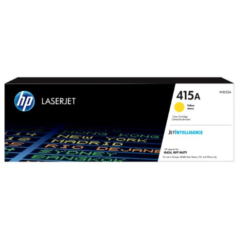 Tonerio kasetė HP 415A (W2032A), geltonos spalvos