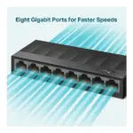 Komutatorius TP-Link LS1008G, vaizdas 3