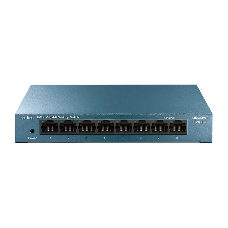 TP-Link LS108G network switch Tinklo komutatorius TP-Link LS108G