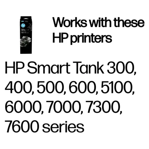Spausdintuvo priedas HP 32XL 135ml Black Original Bottled Ink Crtg for Smart Tank Plus andPremium Series Printers (1VV24AE)