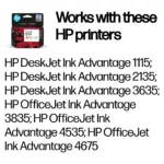 Rašalo kasetė HP 652 Tri-color Original Ink Advantage (F6V24AE#BHK), vaizdas 2