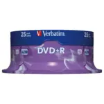 Garso įrangos priedas Verbatim DVD+R Matt (43500), sidabrinės spalvos, vaizdas 2