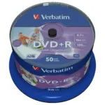 Garso įrangos priedas Verbatim DVD+R Wide Inkjet Printable No ID Brand (43512), vaizdas 4