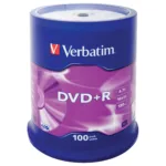 Garso įrangos priedas Verbatim DVD+R Matt (43551), sidabrinės spalvos