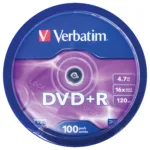 Garso įrangos priedas Verbatim DVD+R Matt (43551), sidabrinės spalvos, vaizdas 3