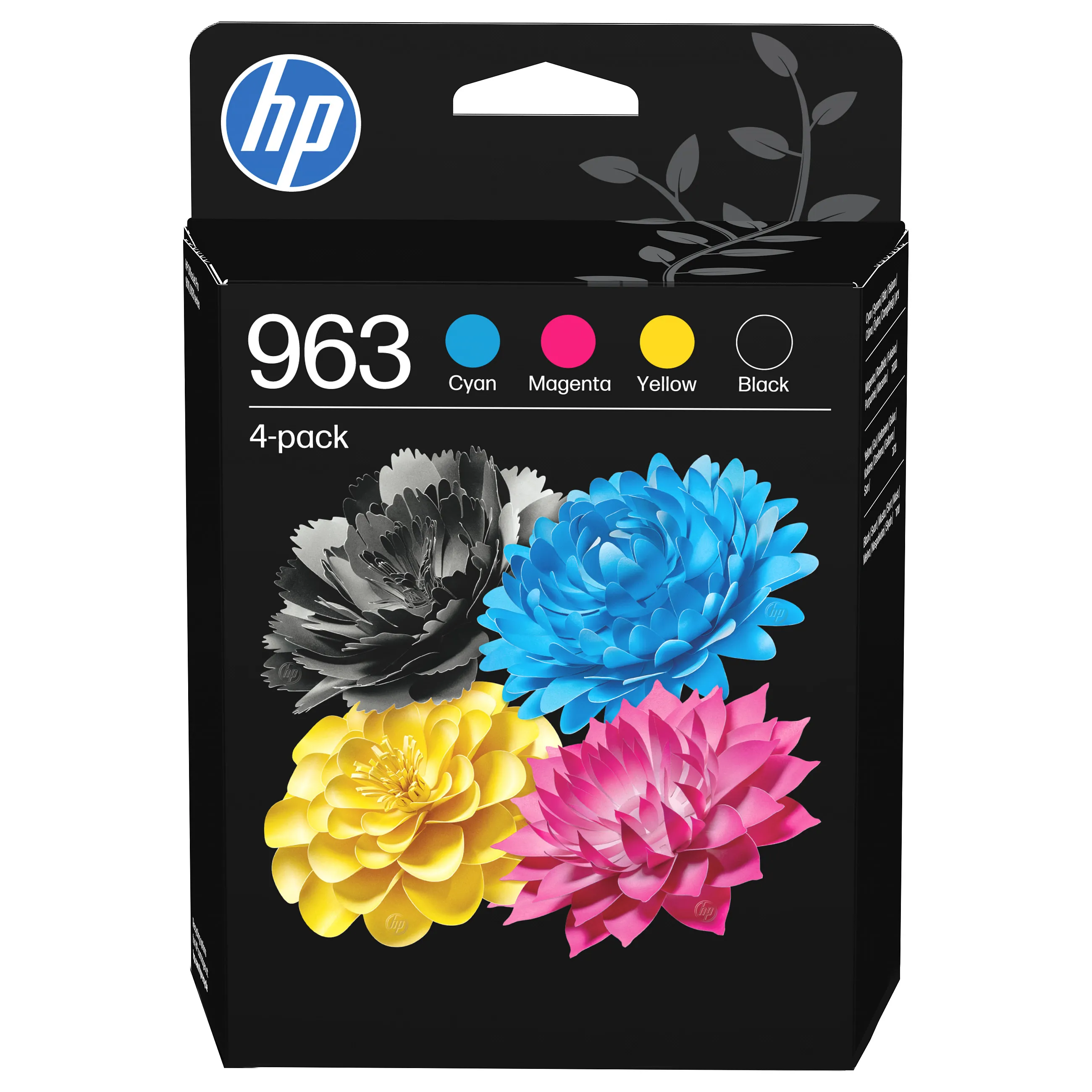 HP 963 4-Pack CMYK(4) Original Combo ink cartridge Rašalo kasetė HP 963 4-Pack CMYK(4) Original Combo (6ZC70AE)