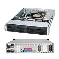 Supermicro 825TQC-R802LPB Supermicro 825TQC-R802LPB, rack serverio korpusas, palaiko 3.5" HDD