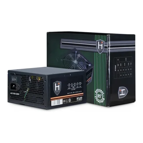 Inter-Tech HIPOWER SP-650 maitinimo blokas, 650 W, ATX formos faktorius