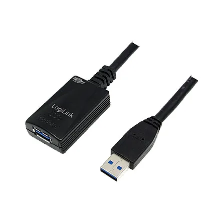 LogiLink 5.0m USB 3.0 M/F USB cable USB kabelis LogiLink 5.0m USB 3.0 M/F (UA0127)