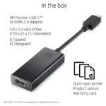 USB vaizdo adapteris HP USB-C to HDMI 2.0 (1WC36AA), vaizdas 2