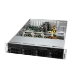Supermicro CSE-LA25TQC-R609LP korpusas, 2U rack tipo, juodas