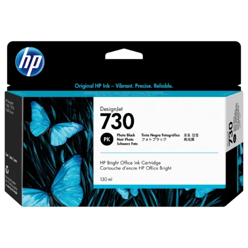 Spausdinimo galvutė HP 730 130-ml Photo Black DesignJet Ink (P2V67A)