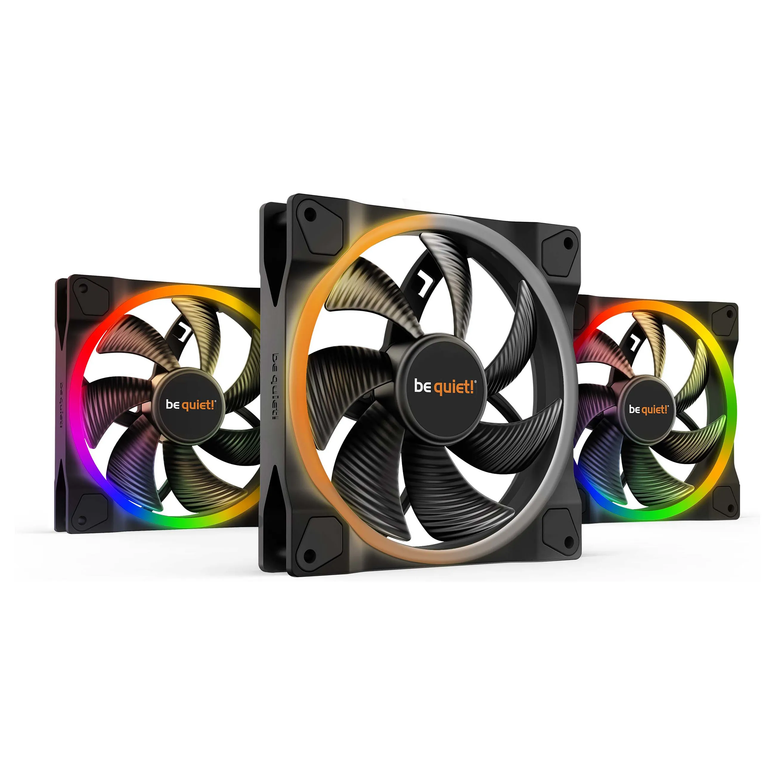 be quiet! Light Wings | 140mm PWM Triple Pack Korpuso aušintuvas be quiet! Light Wings, 140mm PWM Triple Pack (BL078)