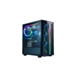 Be quiet! Light Wings 140mm aušintuvas, artimas vaizdas su RGB apšvietimu