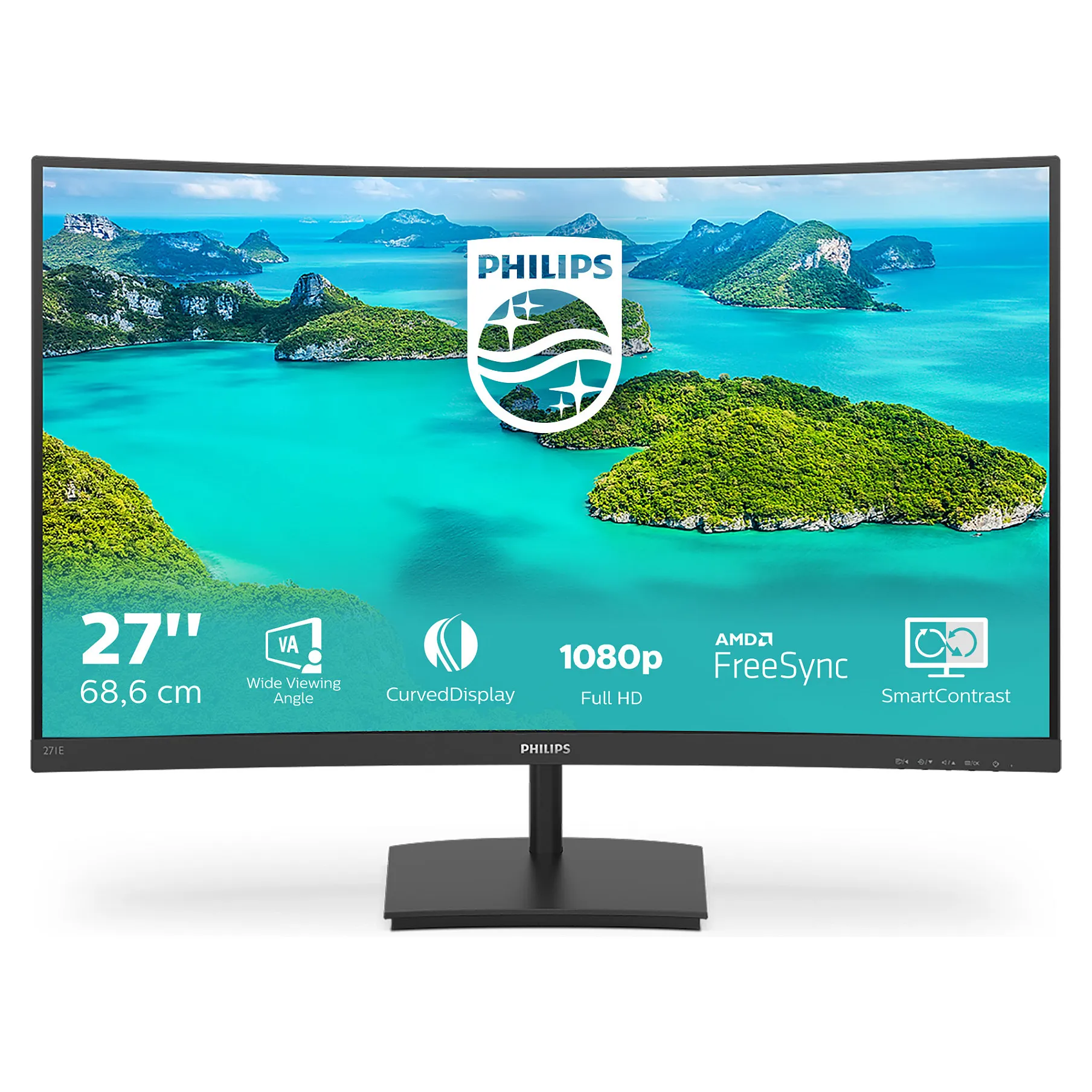 Philips E Line 271E1SCA/00 computer monitor Monitorius Philips E Line 271E1SCA/00