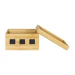 Laidas ar adapteris LogiLink KAB0076 - Logitech Kabelbox aus Bambus, vaizdas 2