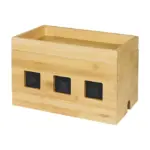 Laidas ar adapteris LogiLink KAB0076 - Logitech Kabelbox aus Bambus, vaizdas 3