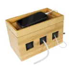 Laidas ar adapteris LogiLink KAB0076 - Logitech Kabelbox aus Bambus, vaizdas 4