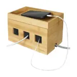 Laidas ar adapteris LogiLink KAB0076 - Logitech Kabelbox aus Bambus, vaizdas 5
