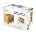 Laidas ar adapteris LogiLink KAB0076 - Logitech Kabelbox aus Bambus, vaizdas 9