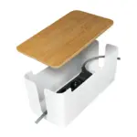 Laidas ar adapteris LogiLink KAB0075 - Logitech Kabelbox mit Bambus-Deckel, vaizdas 3