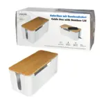 Laidas ar adapteris LogiLink KAB0075 - Logitech Kabelbox mit Bambus-Deckel, vaizdas 9