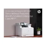 HP Color LaserJet Enterprise MFP M480f, šoninis vaizdas su valdymo panele