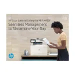 HP Color LaserJet Enterprise MFP M480f, šoninis vaizdas su valdymo pultu