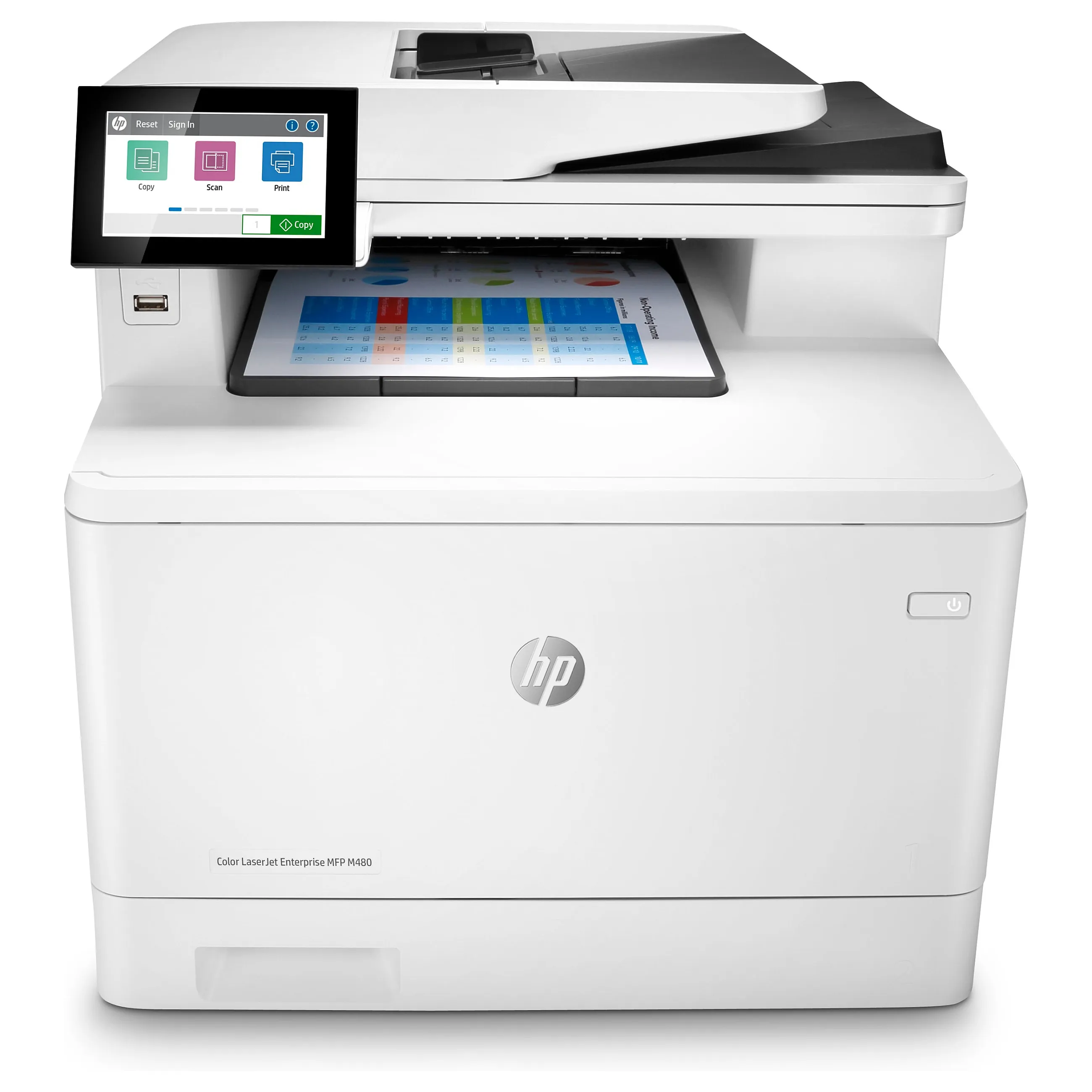 HP Color LaserJet Enterprise MFP M480f HP Color LaserJet Enterprise MFP M480f, lazerinis spausdintuvas, 600 x 600 DPI