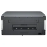 HP Smart Tank 7005 spausdintuvas, matomas iš šono su atidarytu dangčiu