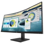 HP P34hc G4 WQHD USB-C Curved Monitor computer monitor