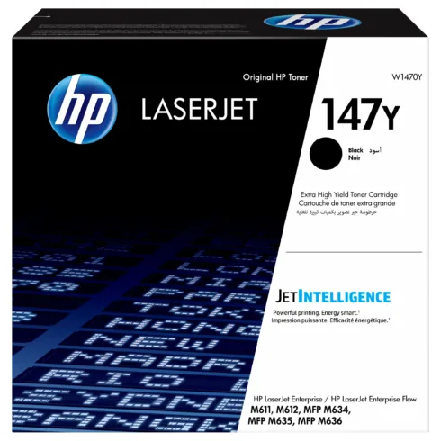 Tonerio kasetė HP 147Y Extra High Yield (W1470Y), juodos spalvos