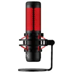 HyperX QuadCast – USB Microphone (Black-Red) – Red Lighting