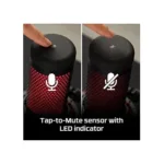 HyperX QuadCast – USB Microphone (Black-Red) – Red Lighting