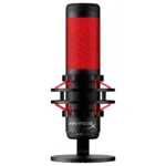 HyperX QuadCast – USB Microphone (Black-Red) – Red Lighting