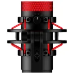 HyperX QuadCast – USB Microphone (Black-Red) – Red Lighting