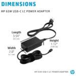 HP 65W USB-C LC Power Adapter power adapter/inverter