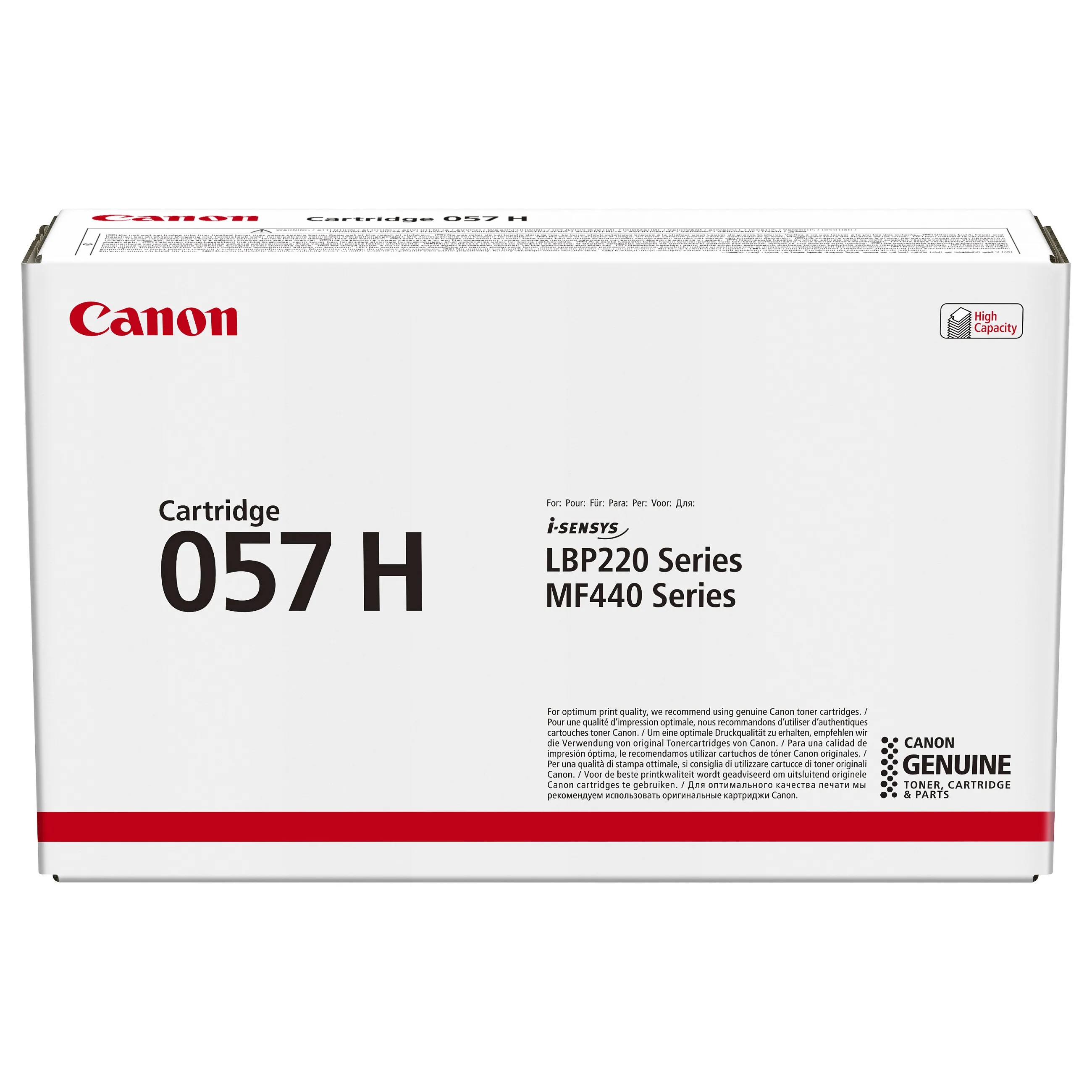 Canon i-SENSYS 057H toner cartridge Canon i-SENSYS 057H toner cartridge