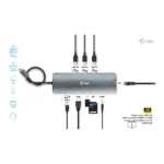 i-tec Metal C31NANODOCKLANPD laptop dock/port replicator