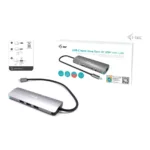 i-tec Metal C31NANODOCKLANPD laptop dock/port replicator