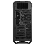 Fractal Design Torrent korpusas, šoninis vaizdas su atidarytomis durelėmis