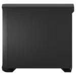 Fractal Design Torrent korpusas, matomas iš šono, su atidarytomis durelėmis