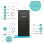 i-tec U3DUALHDMIDOCK laptop dock/port replicator
