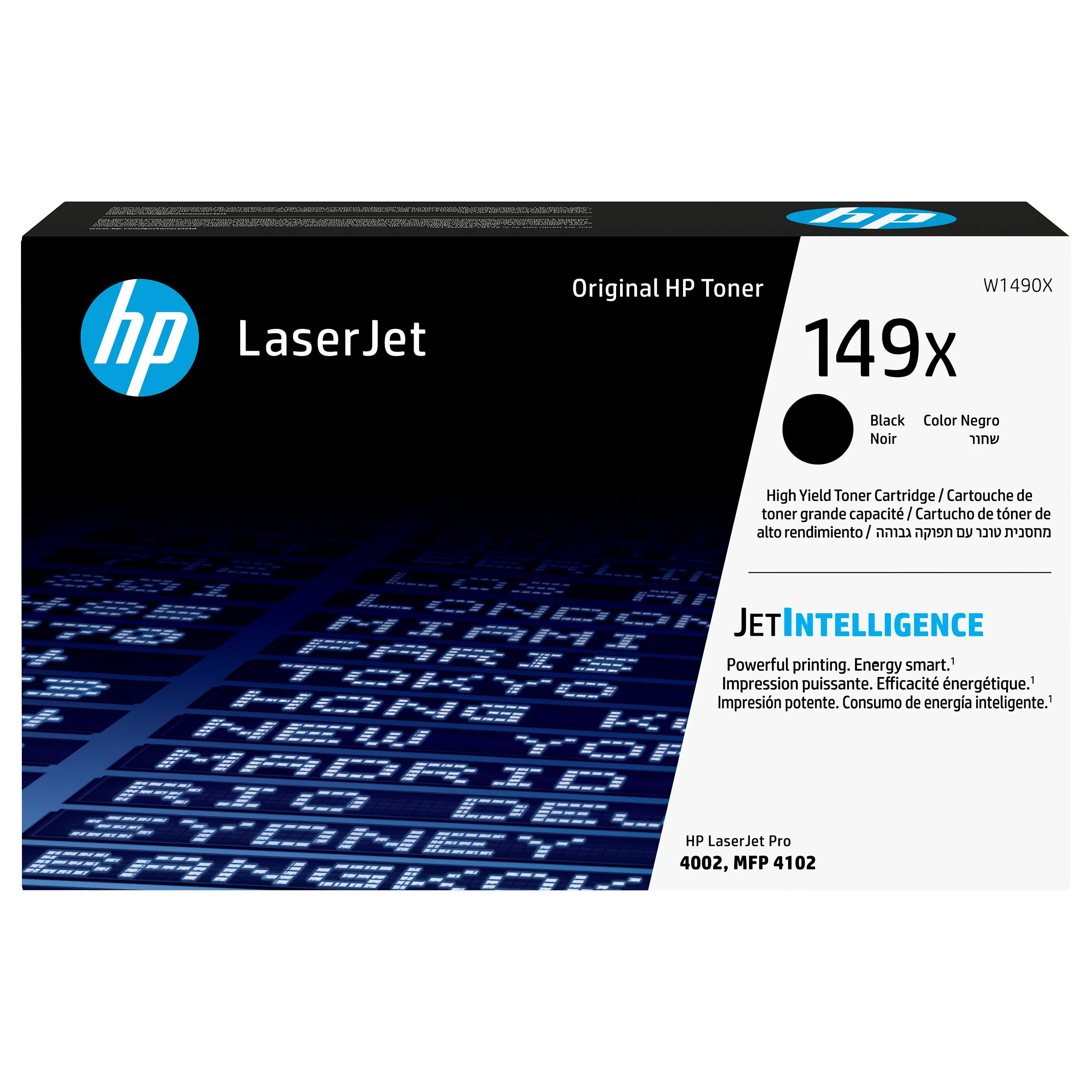 HP 149X High Yield Black Original LaserJet toner cartridge Tonerio kasetė HP 149X High Yield (W1490X), juodos spalvos