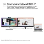 HP E-Series E27m G4 QHD USB-C Conferencing Monitor computer monitor