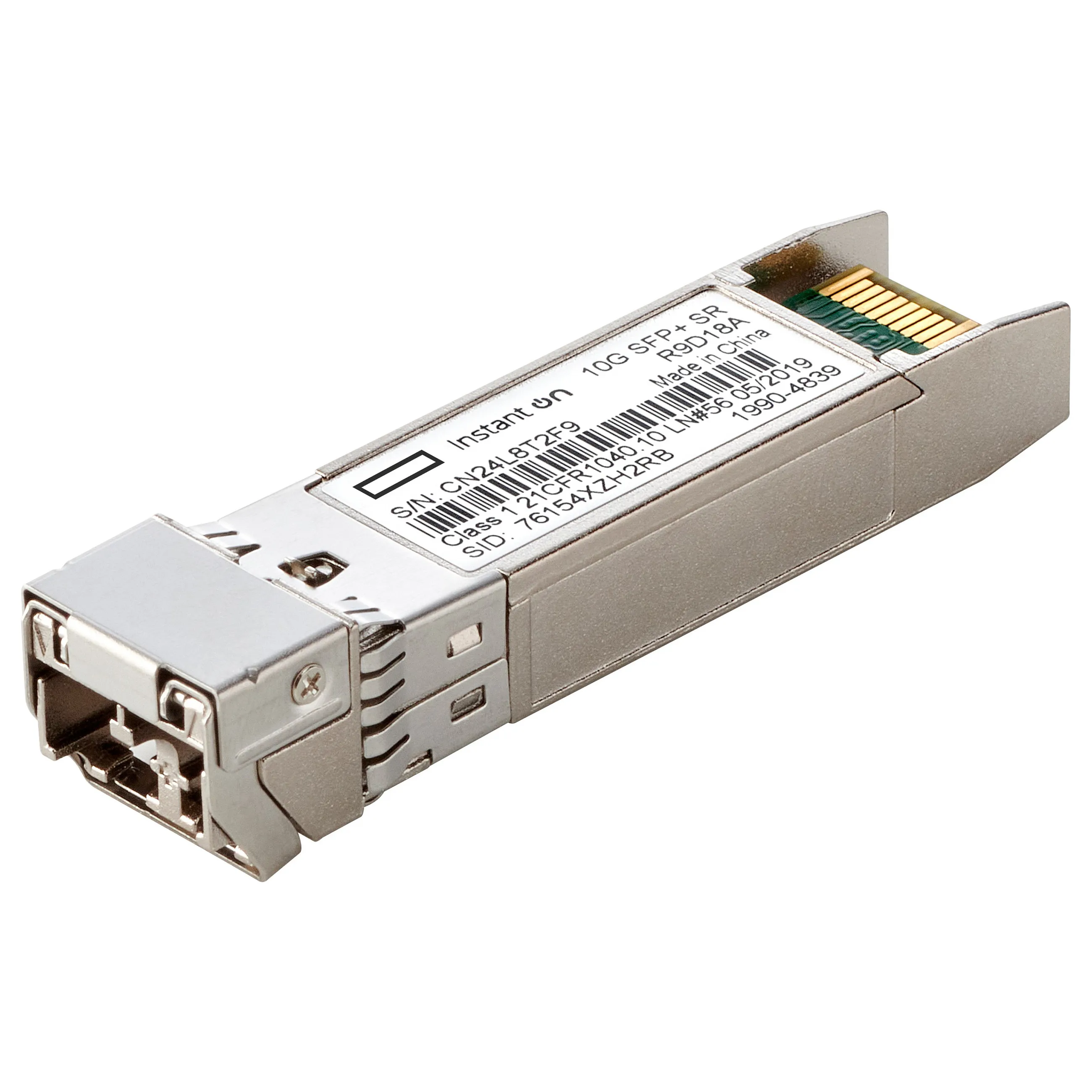 HPE Aruba Networking Networking Instant On 10G SFP+ LC SR 300m OM3 MMF Transceiver network transceiver module HPE Aruba Networking Networking Instant On 10G SFP+ LC SR 300m OM3 MMF Transceiver network transceiver module