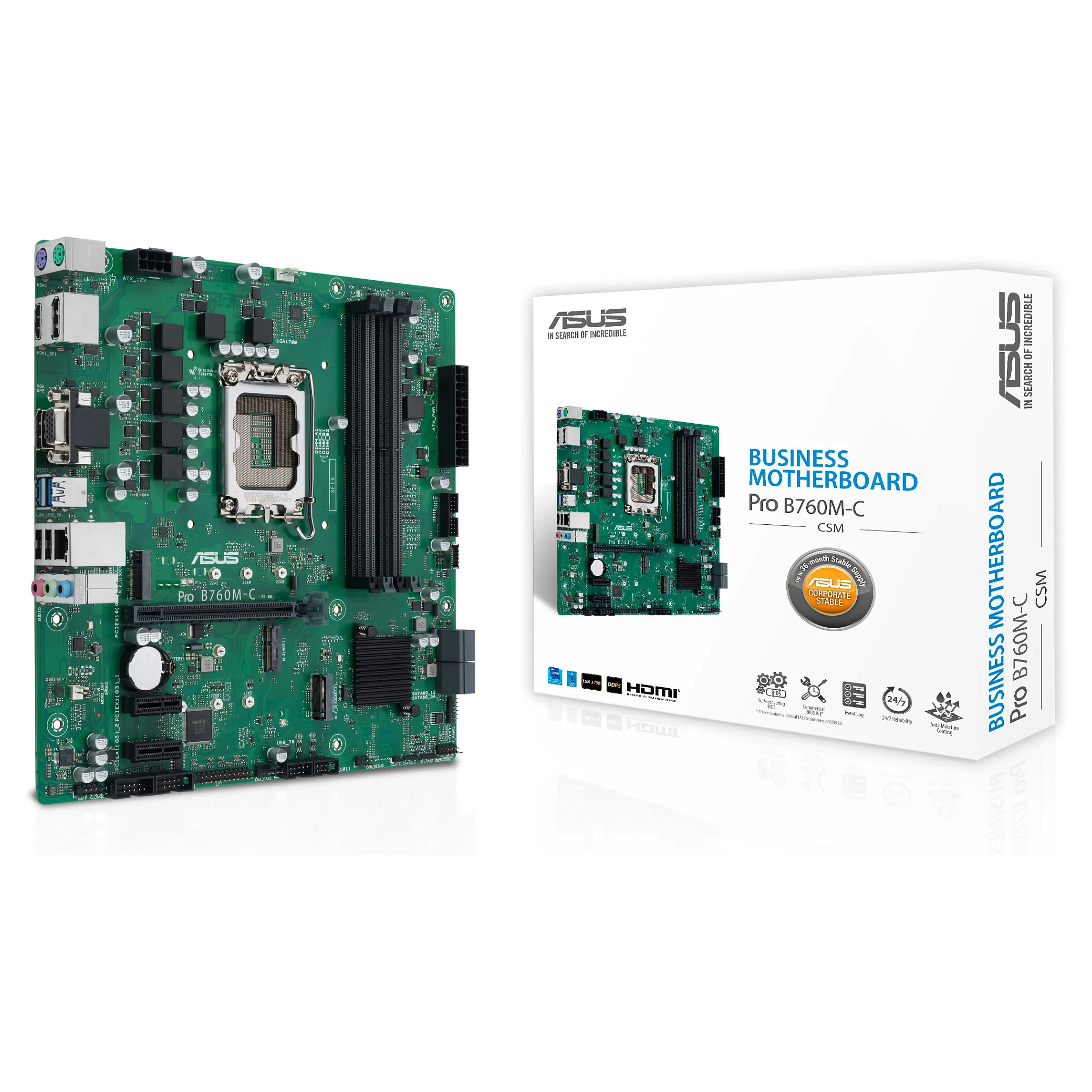 ASUS PRO B760M-C-CSM ASUS PRO B760M-C-CSM