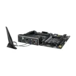 Motininė plokštė ASUS TUF Gaming B760-Plus WIFI, viršutinis vaizdas su jungtimis